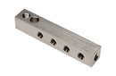 Dual Mount Distribution Manifold Block with 10-32 Ports