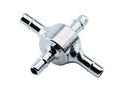 Barb Connectors, Tee or Cross, Metal