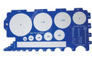 Pipe Thread & Size Gauge